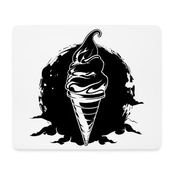 Glace - Tapis de souris (format paysage) - blanc - Devant