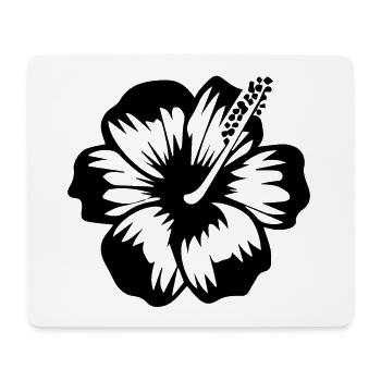 hibiscus - Mouse Pad (horizontal) - white - Front