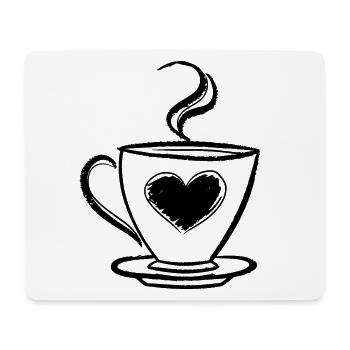 Coffee - Mouse Pad (horizontal) - white - Front