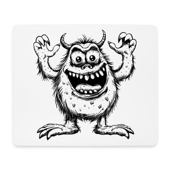 Monster - Mouse Pad (horizontal) - white - Front