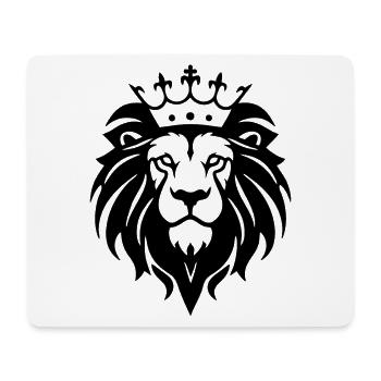 Lion Lion Head - Mouse Pad (horizontal) - white - Front