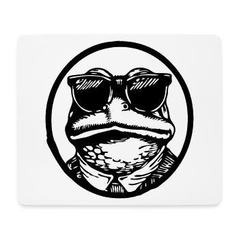 Frosch Kröte - Mousepad (Querformat) - Weiß - Vorne