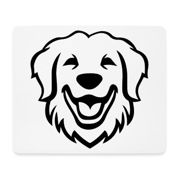 Golden Retriever Dog Dogs - Mouse Pad (horizontal) - white - Front