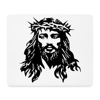 Jesus Christus Katholisch Religion Christentum - Mousepad (Querformat) - Weiß - Vorne