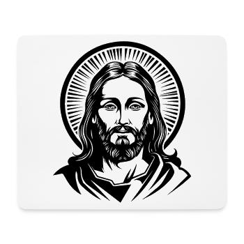 Jésus-Christ Catholique Religion Christianisme - Tapis de souris (format paysage) - blanc - Devant