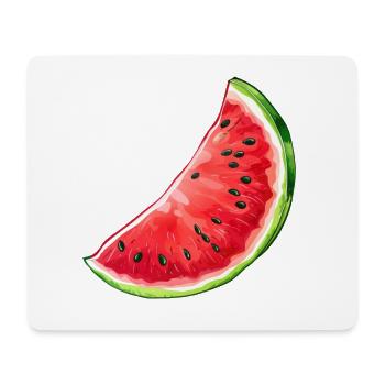 Pastèque, Melon, Fruit, Été, Sucré - Tapis de souris (format paysage) - blanc - Devant