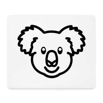 Koala - Mousepad (Querformat) - Weiß - Vorne