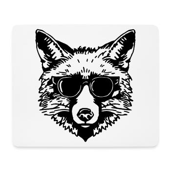 Fuchs Füchse - Mousepad (Querformat) - Weiß - Vorne