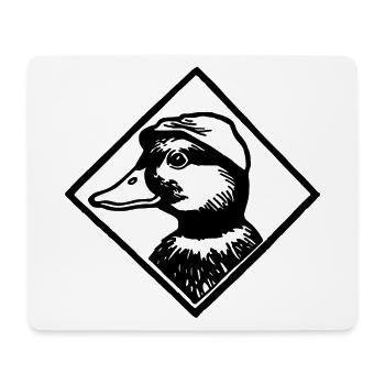 Canards - Tapis de souris (format paysage) - blanc - Devant
