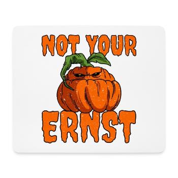 Not Your Ernst Kürbis Halloween - Mousepad (Querformat) - Weiß - Vorne