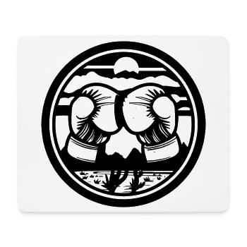Boxes Drawing - Mouse Pad (horizontal) - white - Front
