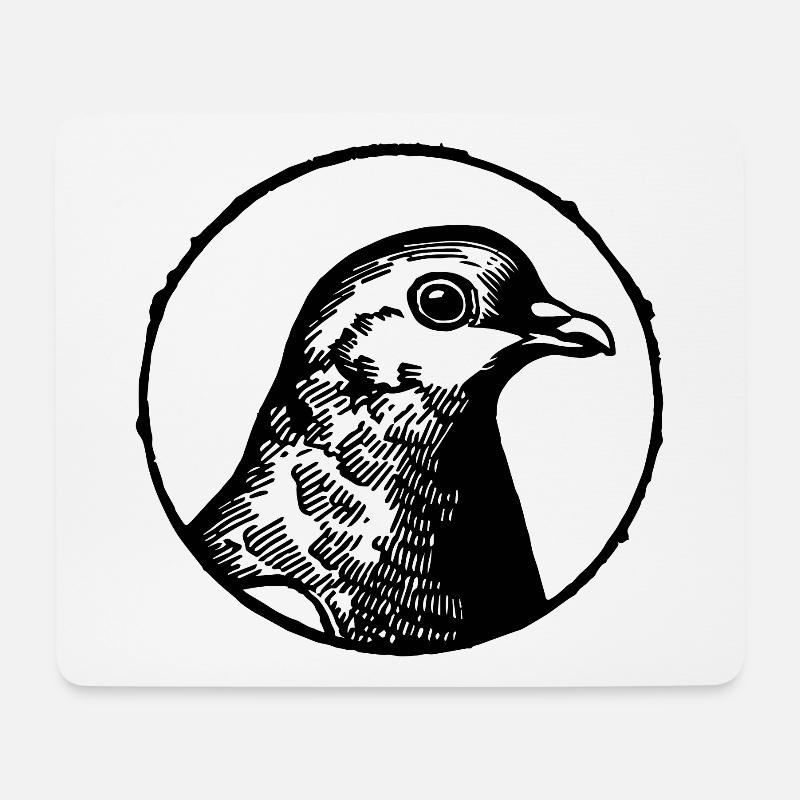 Taube Tauben Taubenzüchter Geschenk - Mousepad (Querformat) - Weiß