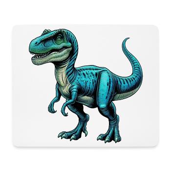 Dinosaure - Tapis de souris (format paysage) - blanc - Devant