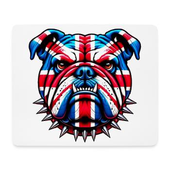 Bouledogue anglais Chien - Tapis de souris (format paysage) - blanc - Devant