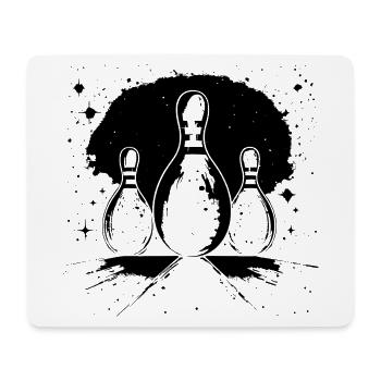 Bowling - Mouse Pad (horizontal) - white - Front