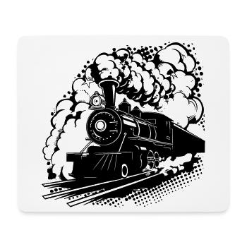 Railway Graphic - Mouse Pad (horizontal) - white - Front