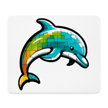 Dolphin - Mouse Pad (horizontal) - white - Front