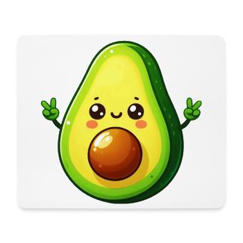 Avocado - Mousepad (Querformat) - Weiß - Vorne