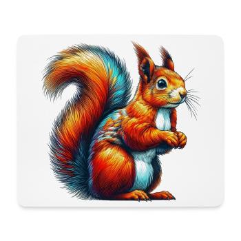 Squirrel - Mouse Pad (horizontal) - white - Front