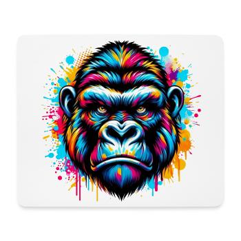 Gorilla - Mouse Pad (horizontal) - white - Front