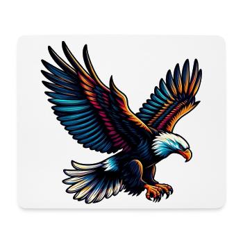 Adler - Mousepad (Querformat) - Weiß - Vorne