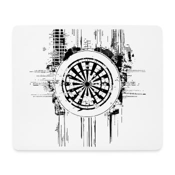 Cible - Tapis de souris (format paysage) - blanc - Devant