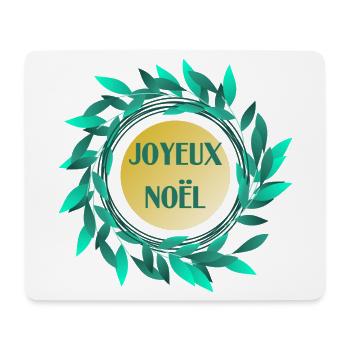 WEIHNACHTEN. FROHE WEIHNACHTEN. FROHE WEIHNACHTEN. WEIHNACHTSMANN - Mousepad (Querformat) - Weiß - Vorne