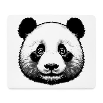 Panda - Tapis de souris (format paysage) - blanc - Devant