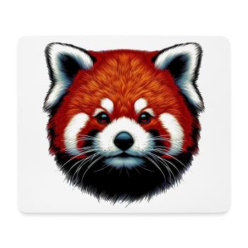 Petit panda - Tapis de souris (format paysage) - blanc - Devant
