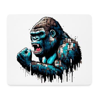 Gorilla - Mousepad (Querformat) - Weiß - Vorne