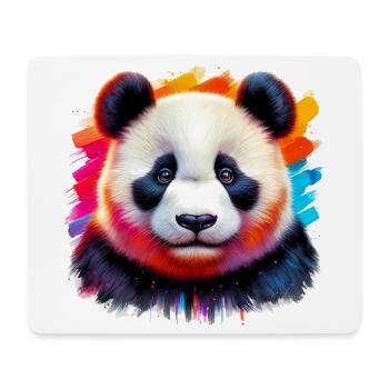 Panda - Mousepad (Querformat) - Weiß - Vorne