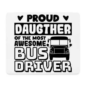 Bus Driver Daughter - Mouse Pad (horizontal) - white - Front