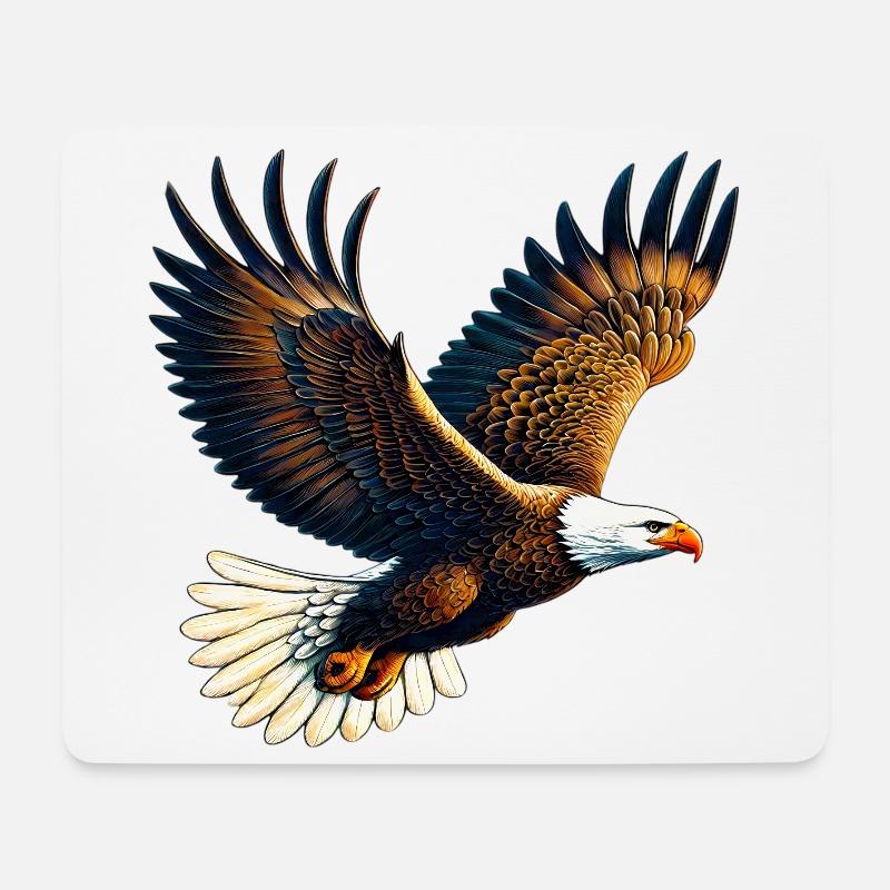 Eagle - Mouse Pad (horizontal) - white