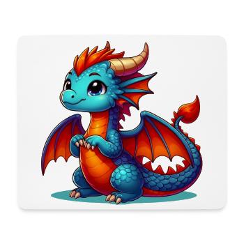 Dragon - Mouse Pad (horizontal) - white - Front