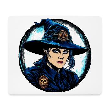 Witches Police / Policewoman Witch - Mouse Pad (horizontal) - white - Front