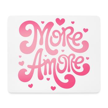 More Amore Hearts - Mouse Pad (horizontal) - white - Front