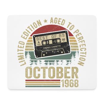 Voiture classique Octobre 1968 Cadeau d’anniversaire Octobre - Tapis de souris (format paysage) - blanc - Devant