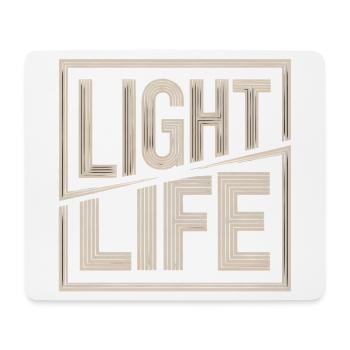 Christlich Light Life Glaube Hoffnung - Mousepad (Querformat) - Weiß - Vorne