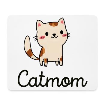 Cute cat design with charm - Mouse Pad (horizontal) - white - Front