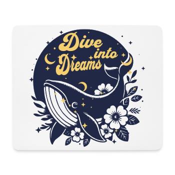 Diving into Dreams - Mouse Pad (horizontal) - white - Front