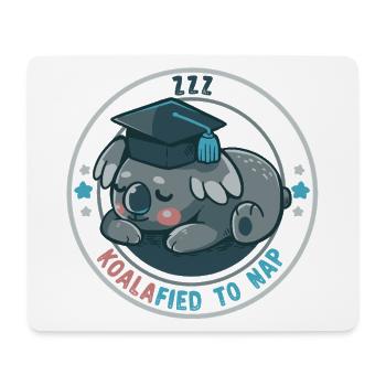 Koalafied to Nap - Mouse Pad (horizontal) - white - Front