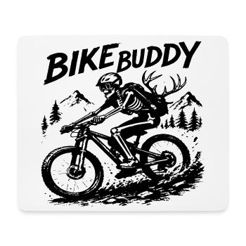 Bike Buddy Mountain Bike Adventure - Mouse Pad (horizontal) - white - Front