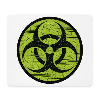 Unterirdische biologische Gefahr - Contamination Zombie - Mousepad (Querformat) - Weiß - Vorne