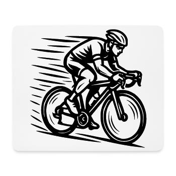 Racer - Mouse Pad (horizontal) - white - Front
