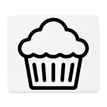 muffin - Tapis de souris (format paysage) - blanc - Devant