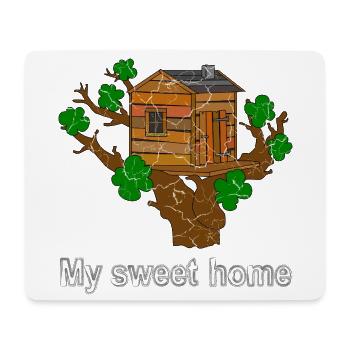 Treehouse - Mouse Pad (horizontal) - white - Front