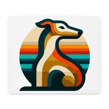 Galgo Logo No2 - Mouse Pad (horizontal) - white - Front