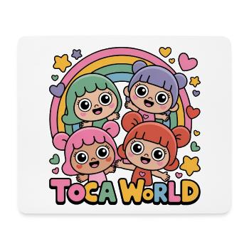 ToCa World Rainbow Kids - Mousepad (Querformat) - Weiß - Vorne