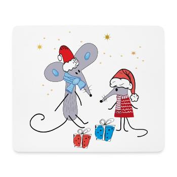 Weihnachten - Mousepad (Querformat) - Weiß - Vorne