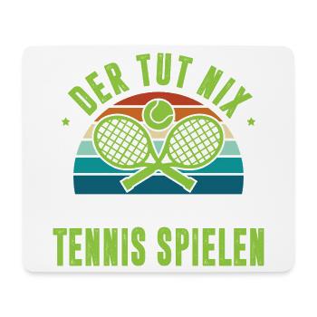 Tennis Player Gifts Tennis Sayings Outfits - Mouse Pad (horizontal) - white - Front